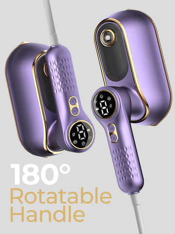 NIASSO 1.8 m cord offers flexible movement during steaming sessions.