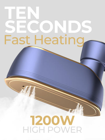 NIASSO 1200W power enables fast heat-up for rapid wrinkle smoothing
