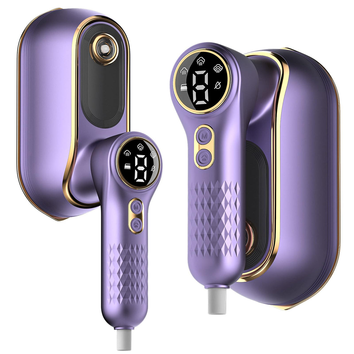 NIASSO portable travel steamer showcases compact design for easy packing and quick touch-ups.