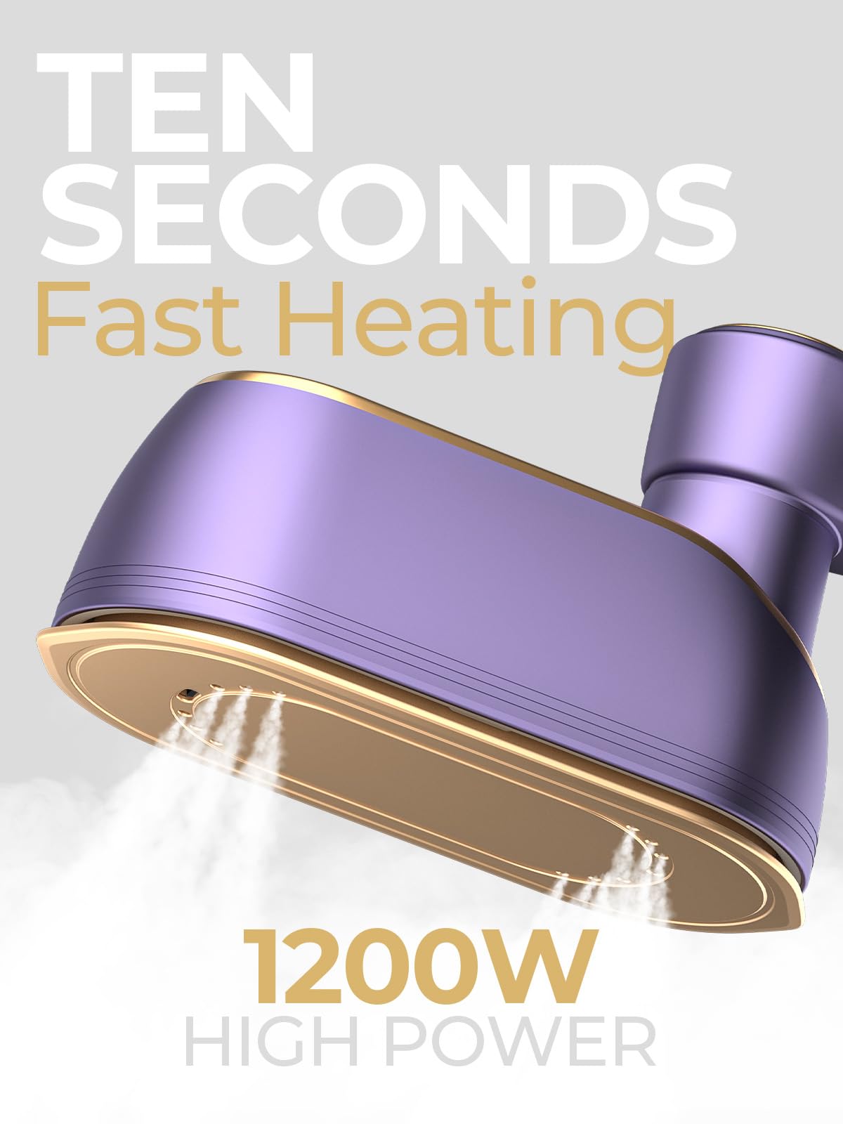 NIASSO rapid heat-up in 10 seconds delivers ready-to-wear results fast.