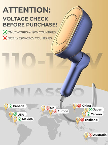 NIASSO fabric-safe design suits wool, linen, cotton and blends