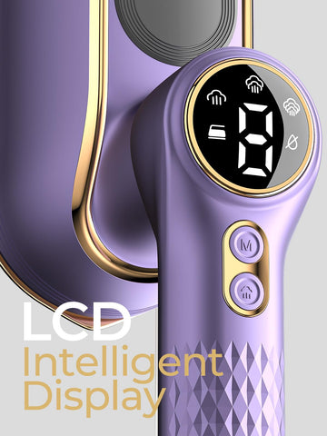 NIASSO travel steamer LCD display guides two modes for fabrics and effortless control.