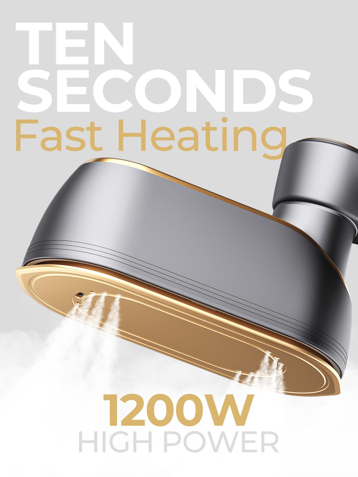 NIASSO 1200W rapid heat-up steamer delivers fast wrinkle removal