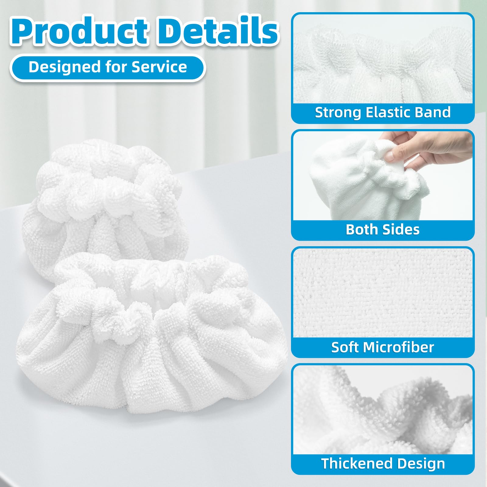 Nicemiya Dupray-compatible pads fit securely on common steam cleaners