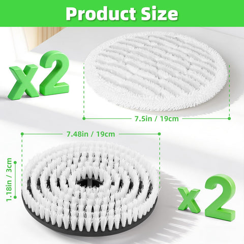 Nicemiya mesh-backed design enhances steam flow for deeper cleaning.