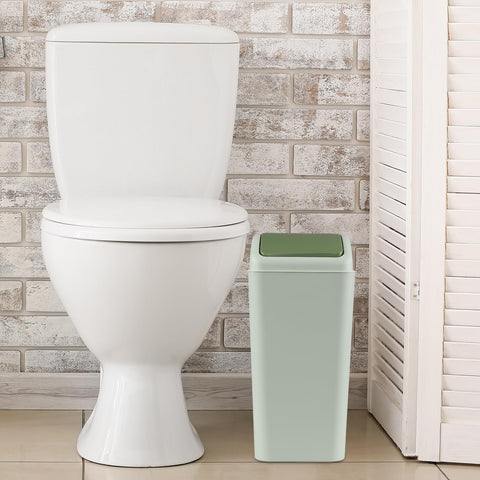 Nicesh kitchen trash can is compact yet versatile for busy spaces.