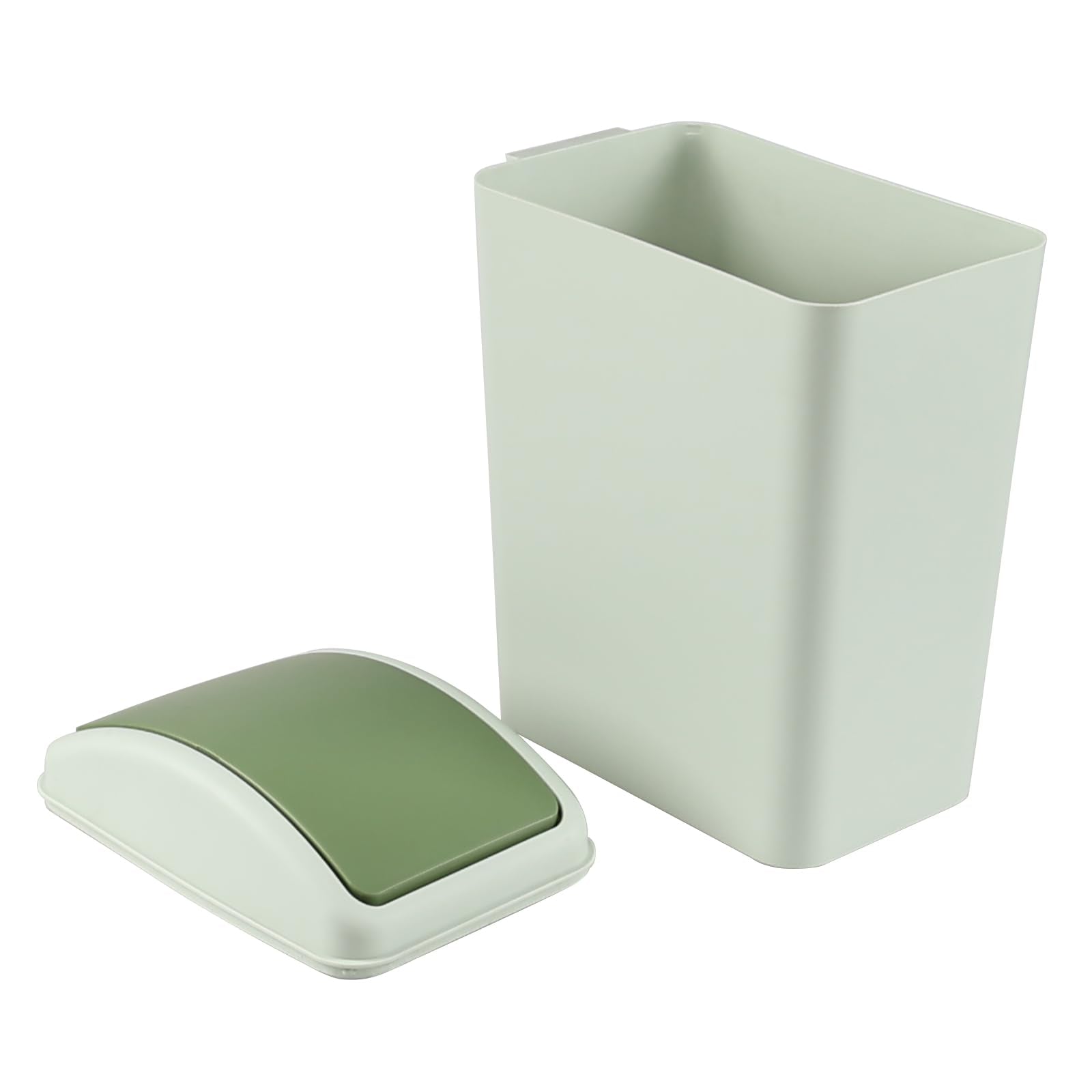 Nicesh wide-opening top bin makes garbage disposal smooth and quick.