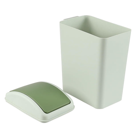 Nicesh wide-opening top bin makes garbage disposal smooth and quick.
