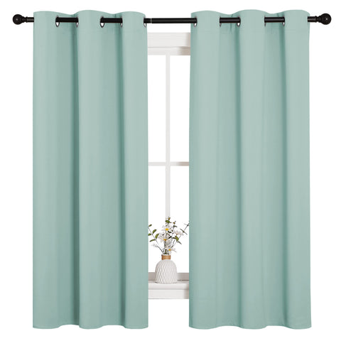 NICETOWN Aqua Blue triple-weave design for enhanced privacy and UV protection