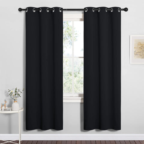 NICETOWN silver-grommet close-up highlights easy sliding and elegant room accents