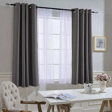 NICETOWN wrinkle-free fabric close-up emphasizes smooth, low-maintenance appearance.