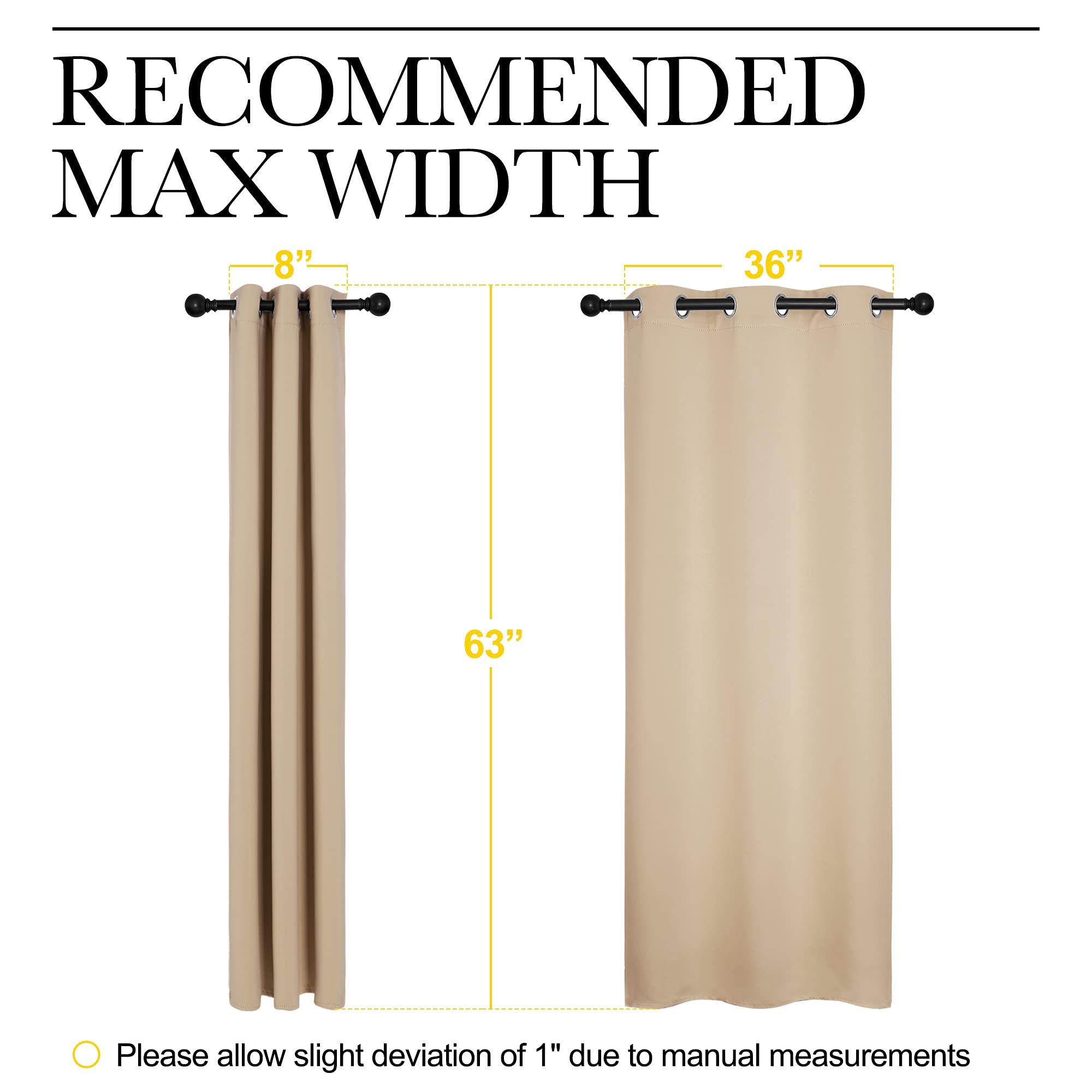 NICETOWN biscotti beige window ambiance complements warm decor