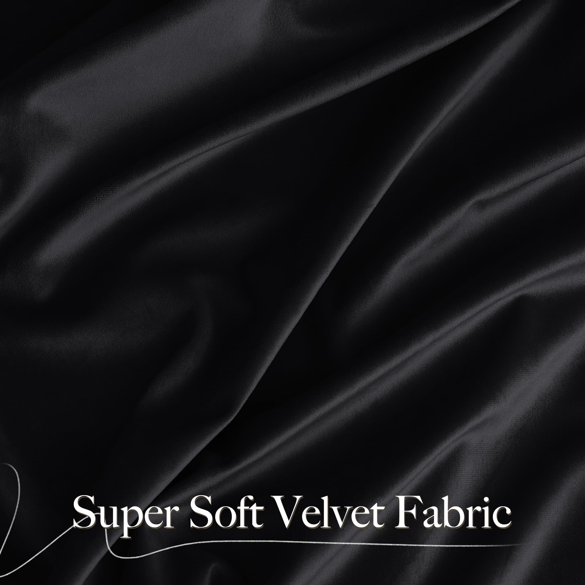NICETOWN velvet curtains suitable for movie nights in a cozy home theater