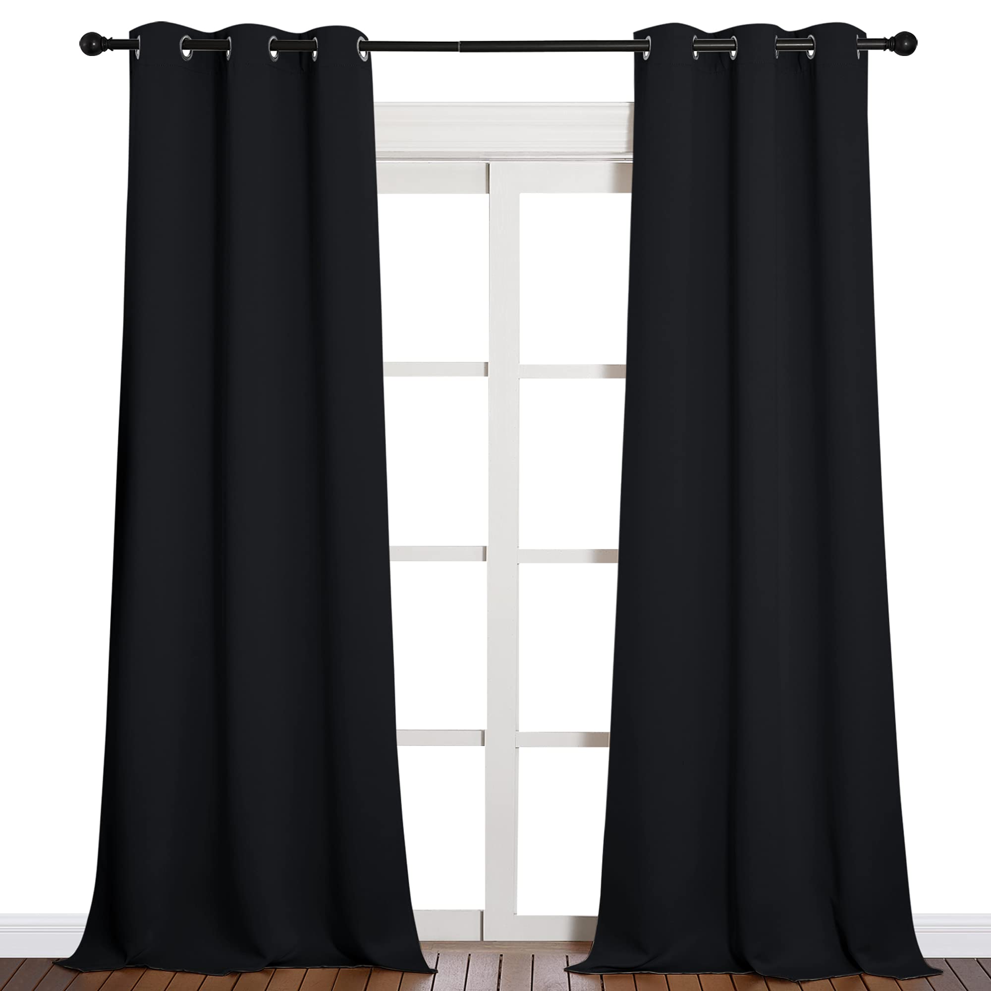 NICETOWN blackout curtain panel pair blocking light for better sleep