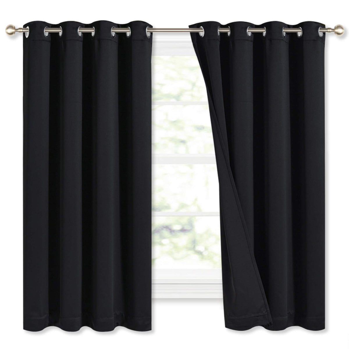 NICETOWN blackout curtains two panels for total room darkening and sleep support