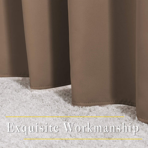NICETOWN blackout curtains help balance temperature in rooms