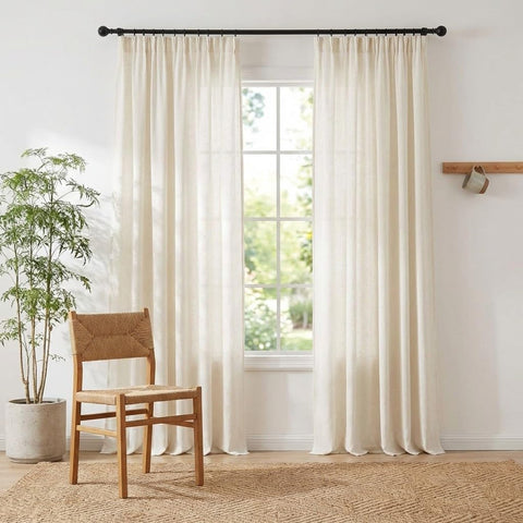 NICETOWN curtain rod pocket back tab options demonstrate versatile hanging styles.