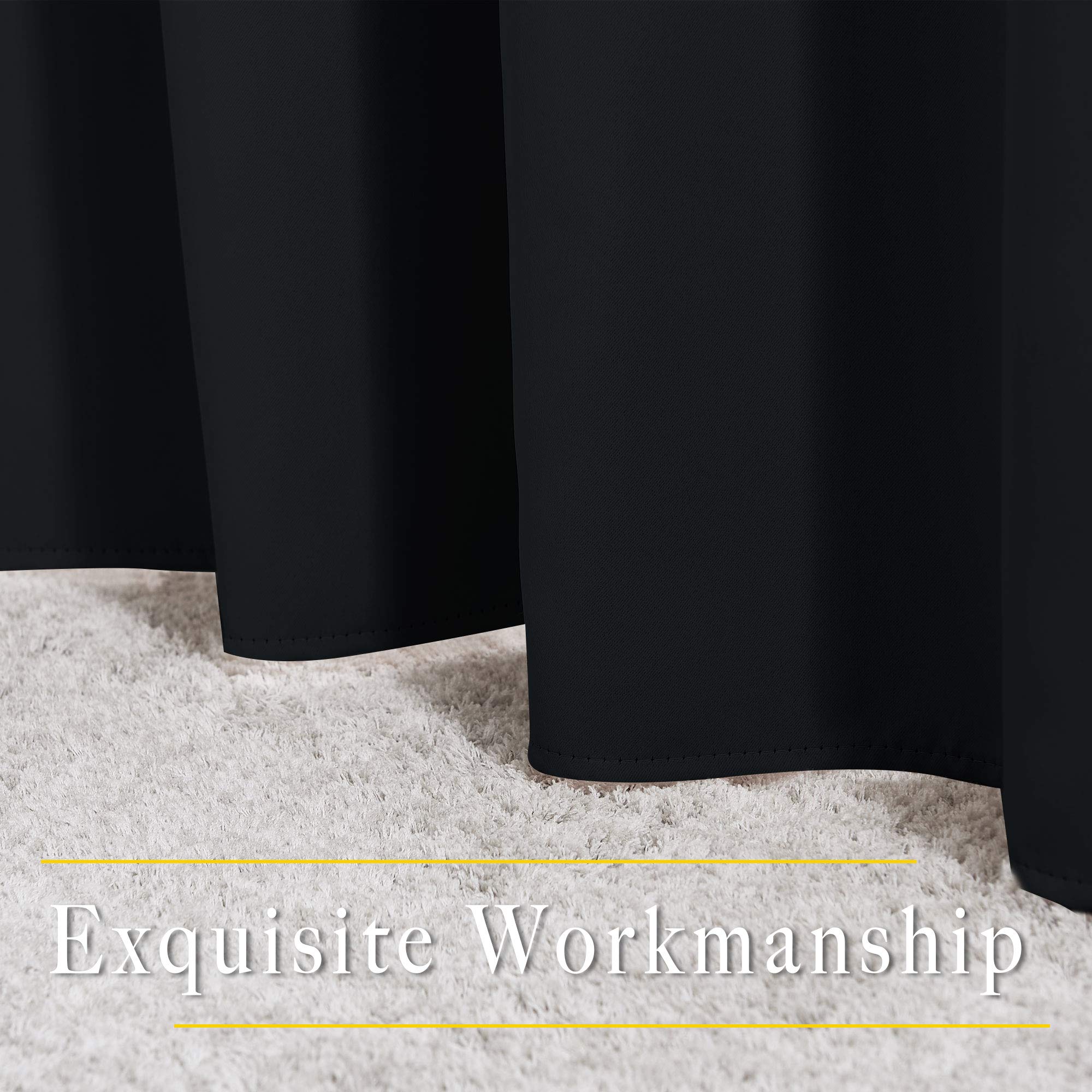 Nicetown curtains are machine washable for easy care
