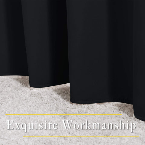 Nicetown curtains are machine washable for easy care