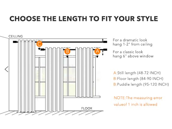 NICETOWN versatile curtains suited for dining, bedroom, and living areas.
