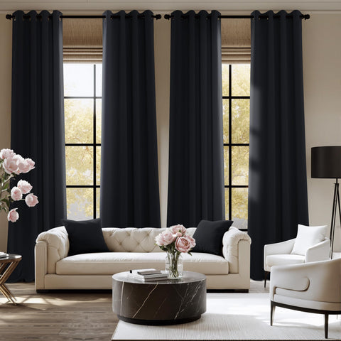 NICETOWN closeup shows plush velvet-like texture and premium fabric hand feel.