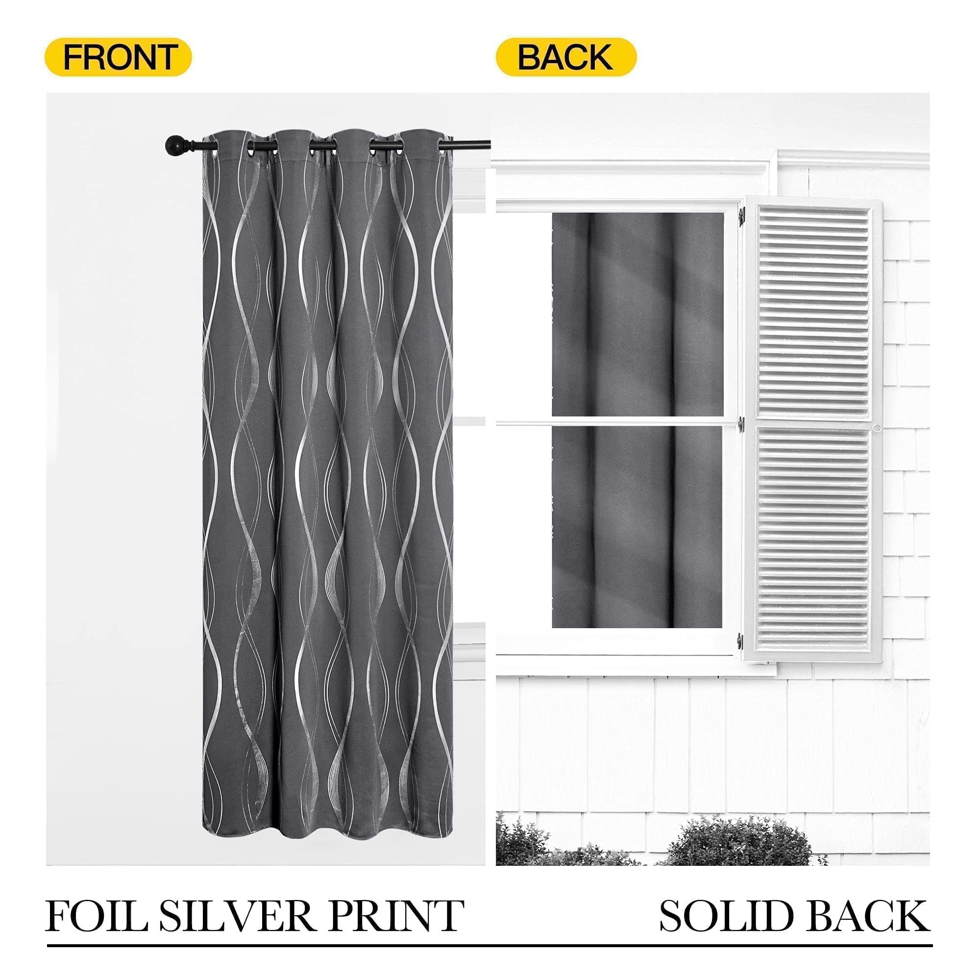 NICETOWN easy-care blackout curtains designed for durable, everyday use.
