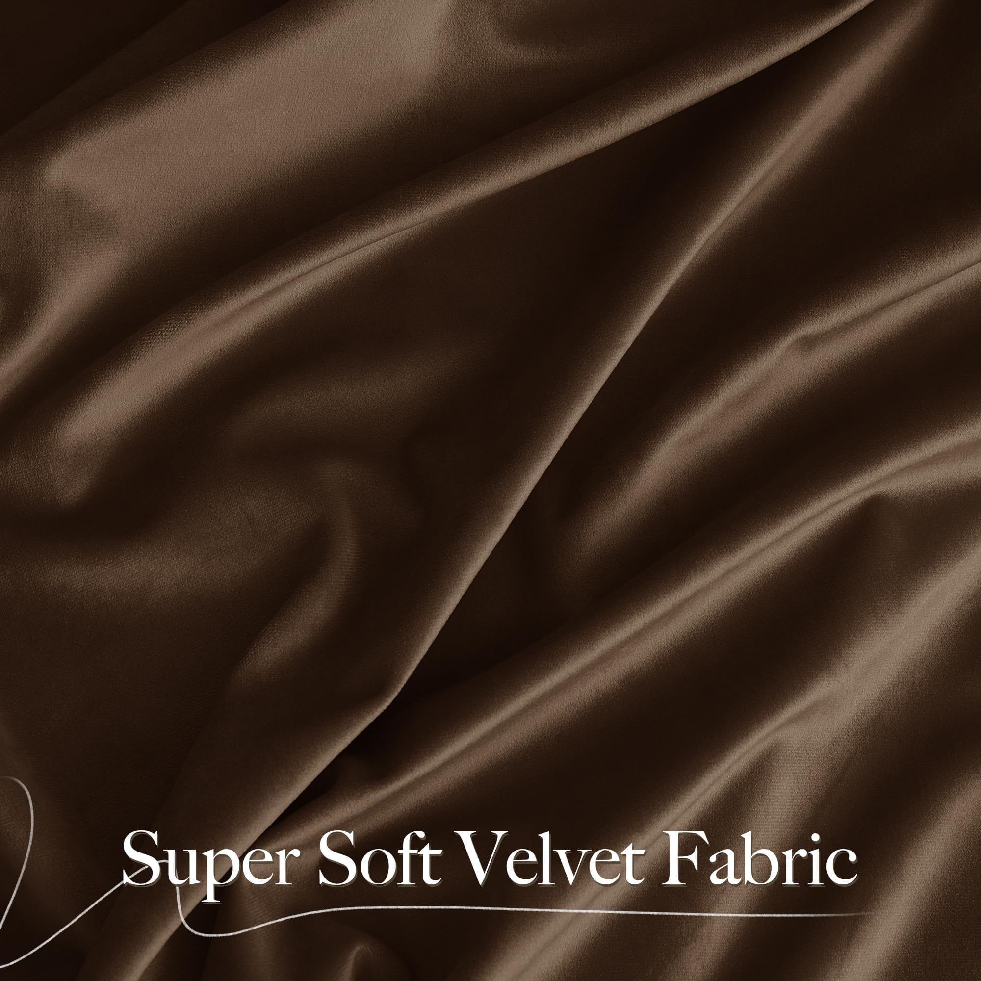 NICETOWN easy-care velvet curtains machine washable and durable.