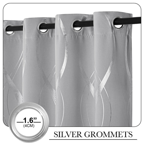 NICETOWN easy-install grommets simplify hanging and quick setup.