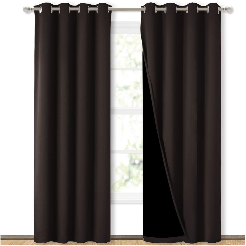 NICETOWN high-end thermal curtains in 84-inch length for dining room light control.