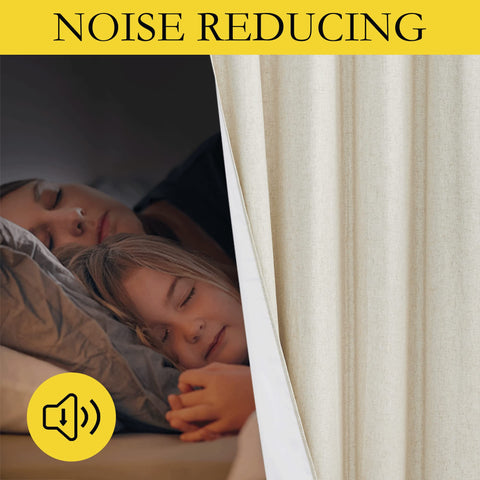NICETOWN double-panel blackout drapes demonstrate effective light blocking for bedrooms.