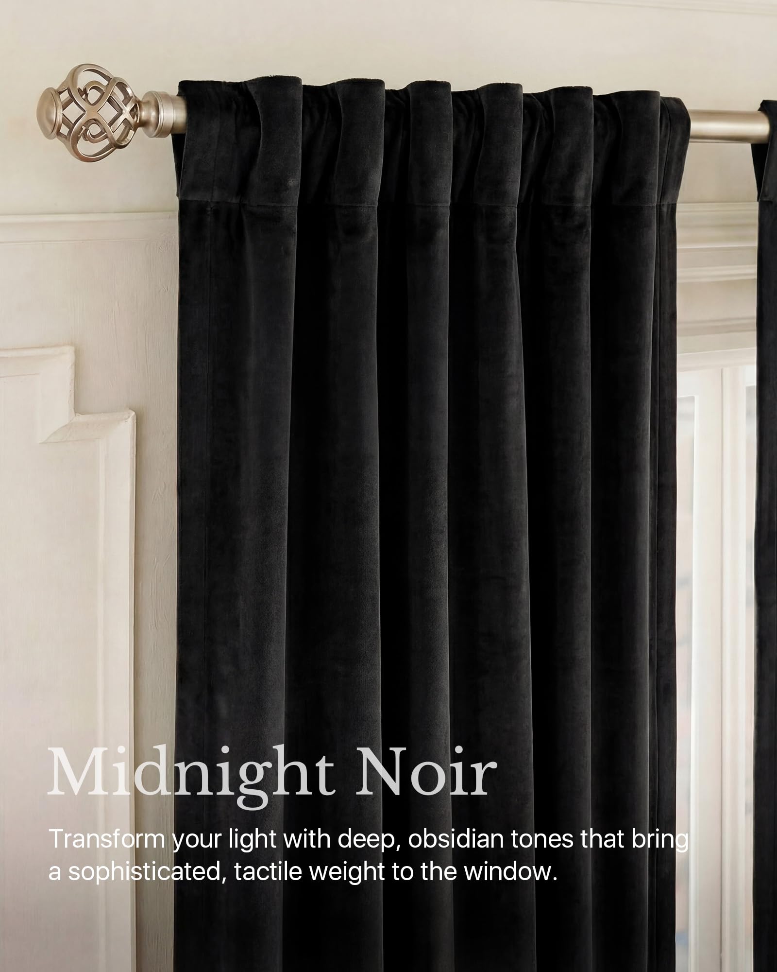 NICETOWN living room curtains add refined style to any setting