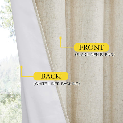 NICETOWN curtains reduce outside noise for a calmer living space.