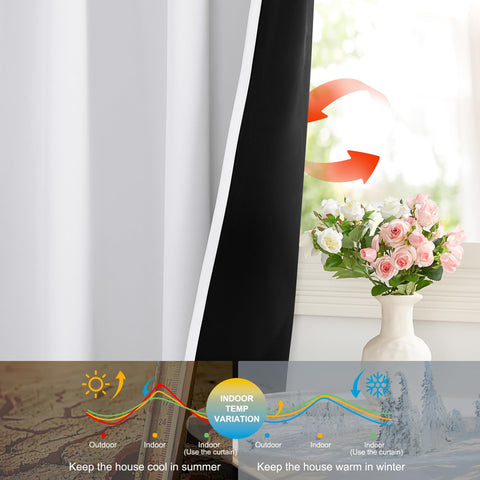 NICETOWN nursery blackout curtains providing a darker nap space