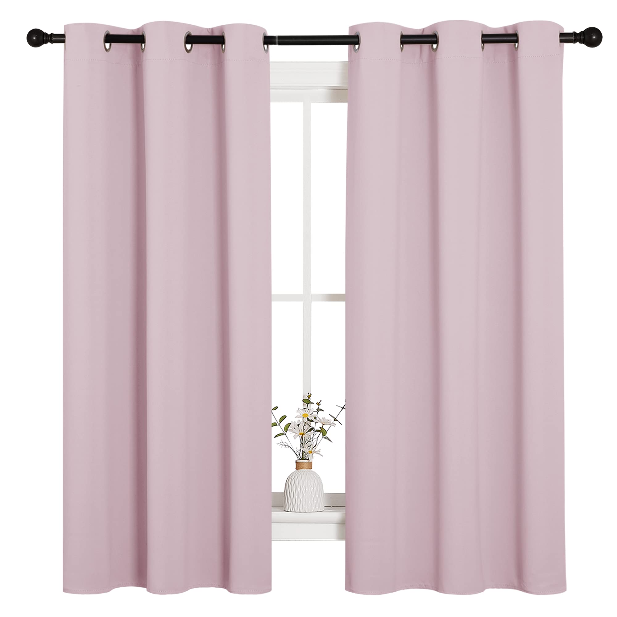NICETOWN nursery thermal blackout curtains panels block light for peaceful naps
