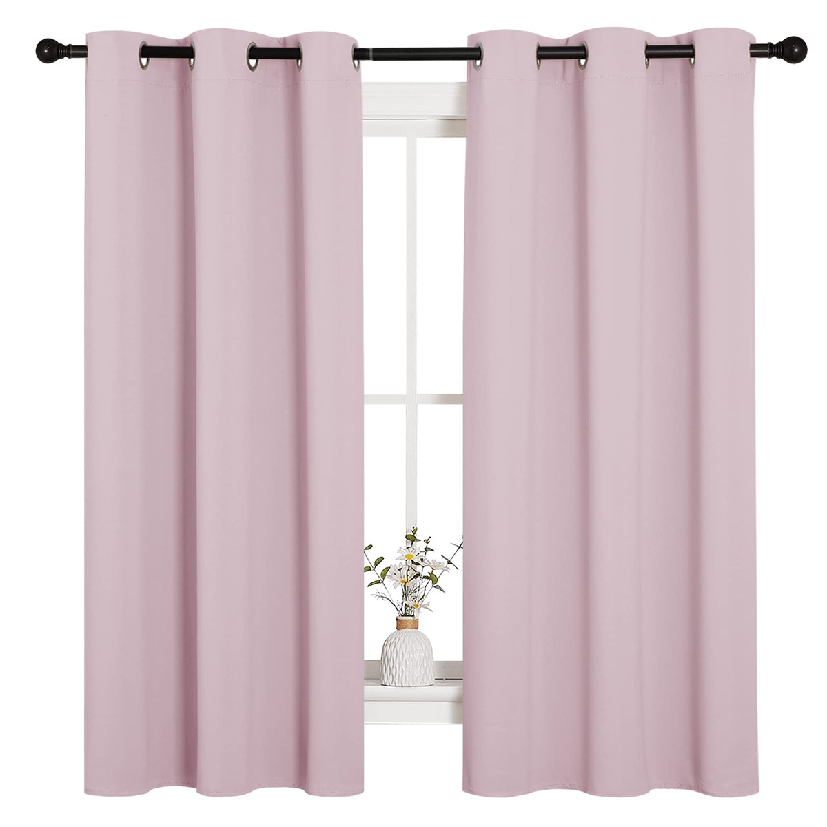 NICETOWN nursery thermal blackout curtains panels block light for peaceful naps