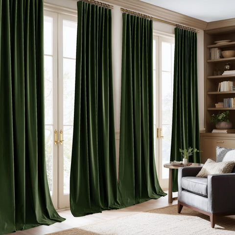 NICETOWN velvet curtains are machine washable for simple care.