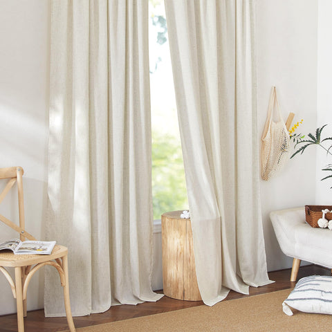 NICETOWN pleat tape back tab options enable easy styling changes.