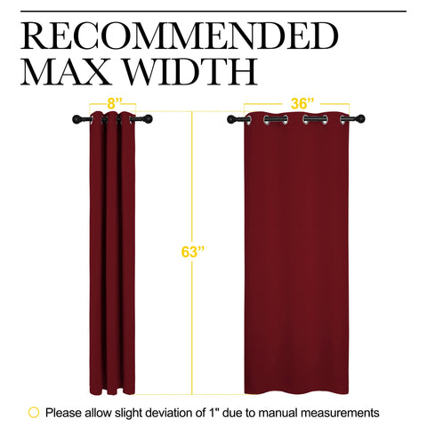 NICETOWN setup-ready curtains fit standard rods for quick installation.