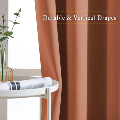NICETOWN silver-grommet header curtains slide easily for a clean, modern look