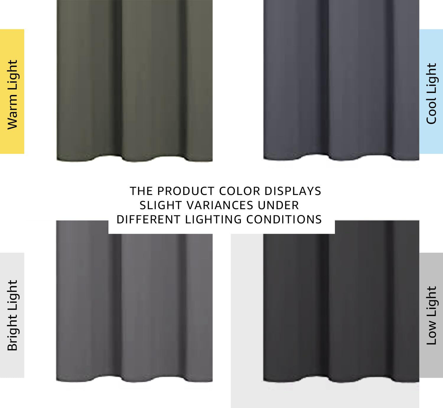 NICETOWN thermal insulated curtain grey demonstrating energy-saving potential in living rooms