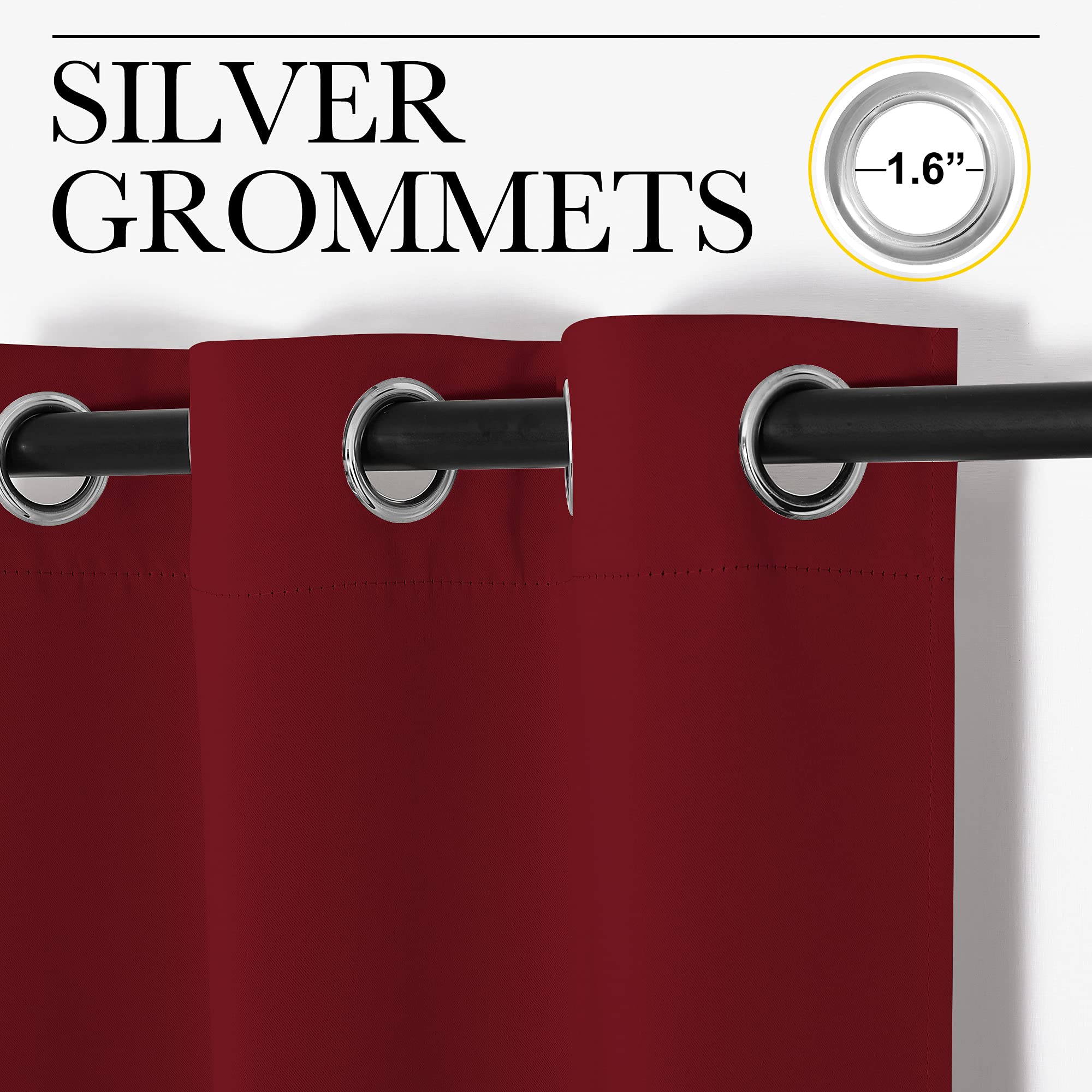 NICETOWN thermal insulated curtains for living room regulate warmth and improve comfort.