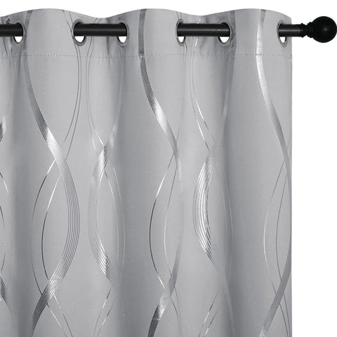NICETOWN thermal insulated curtains provide privacy and help balance indoor temperature.