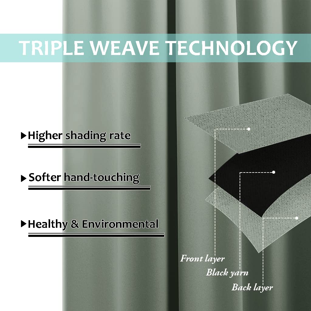 NICETOWN triple-weave design helps regulate temperature and protect privacy