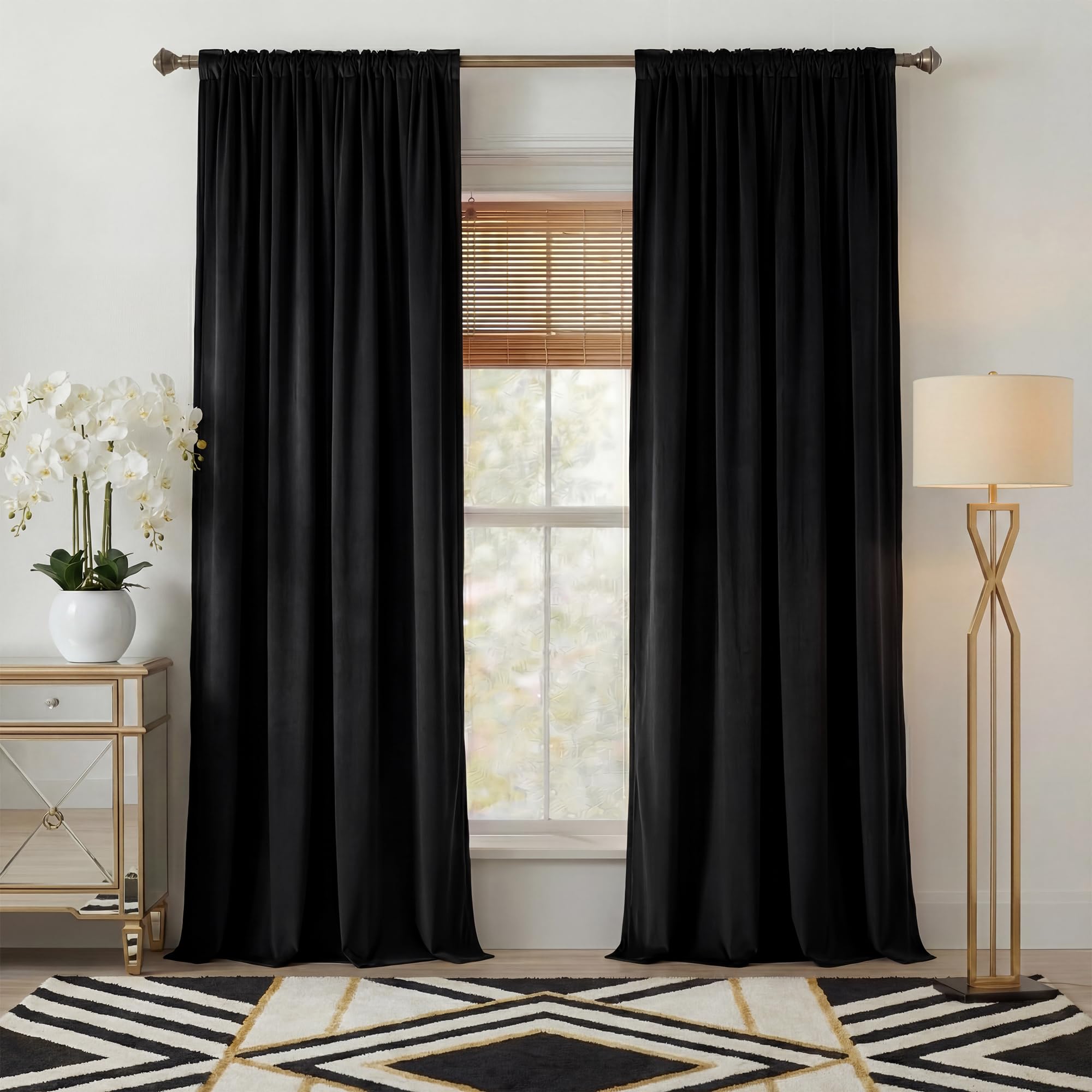 NICETOWN velvet curtains easy care with machine wash and low heat dry