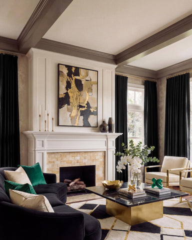 NICETOWN velvet drapes with rod pocket and back tab for easy hanging