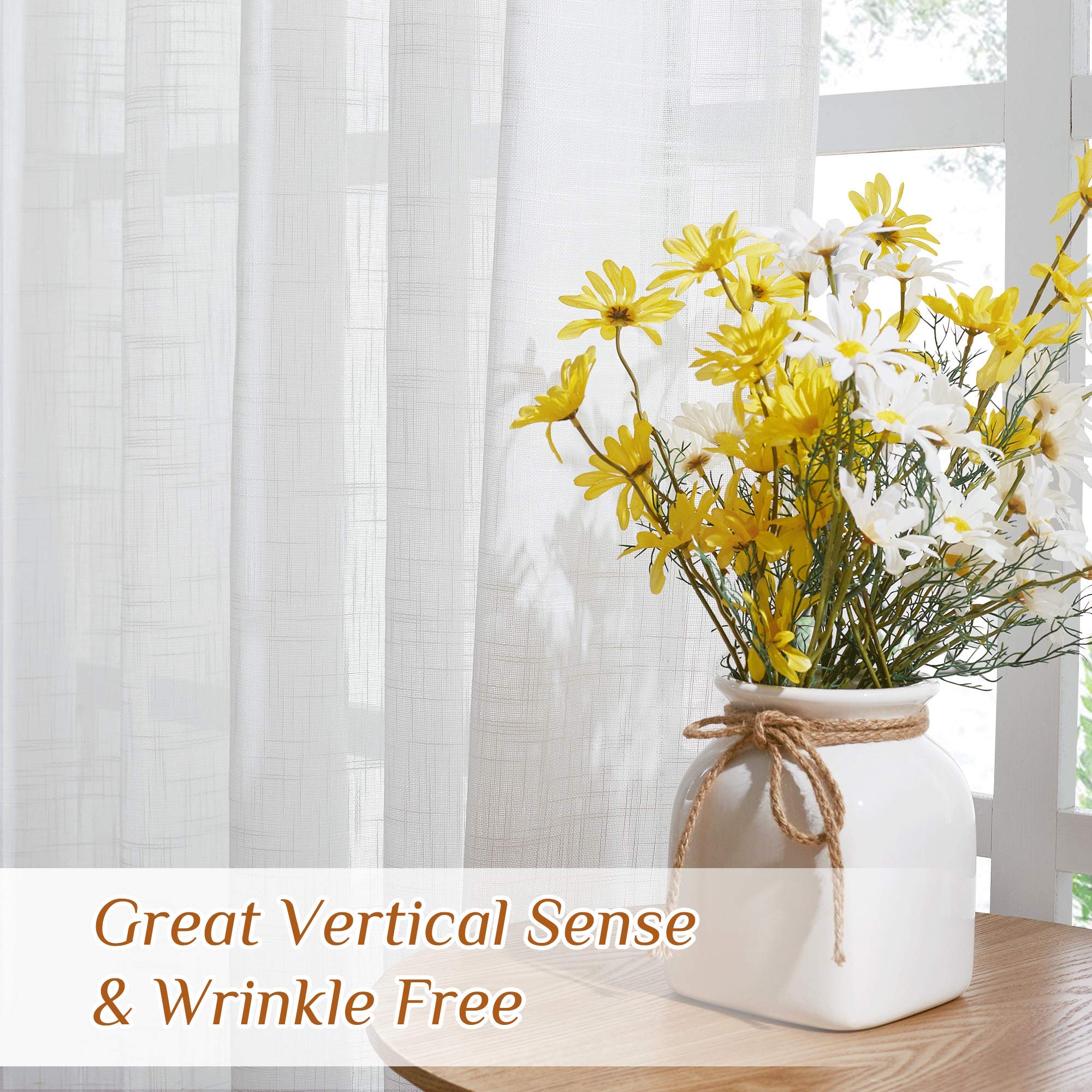 NICETOWN 52-inch panels frame a bright, inviting window scene