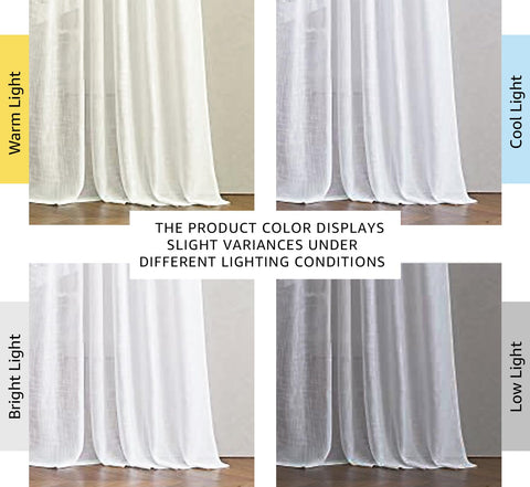 NICETOWN sheer drapes in living room offer privacy with daylight