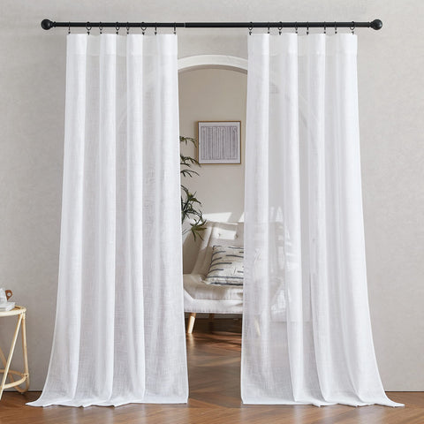 NICETOWN rod pocket and back tab hanging option for flexible installation