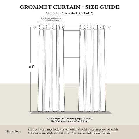 NICETOWN wide-compatibility design pairs with various voile curtains for cohesive styling.