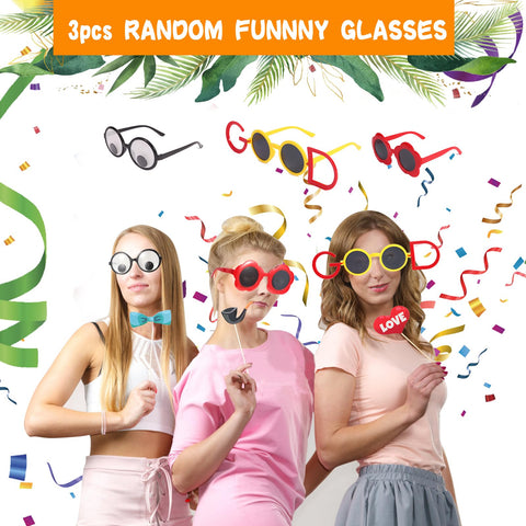 NICOWARM novelty glasses for playful photos and memorable moments.